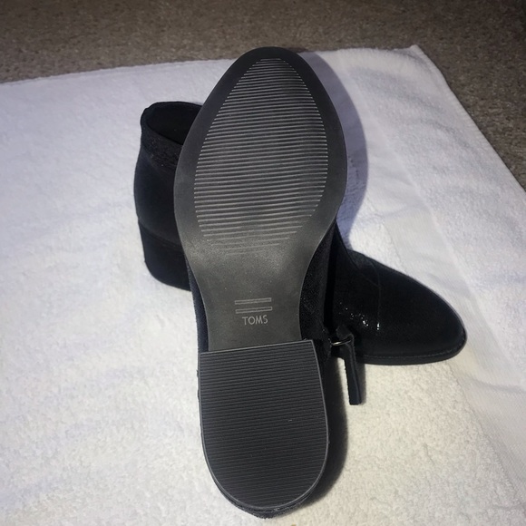Toms Loren Style Women’s Black Bootie Size 5 - Picture 4 of 5